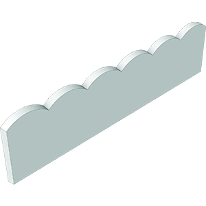 320025 - Bordure de jardin N3 réversible 1,00x25